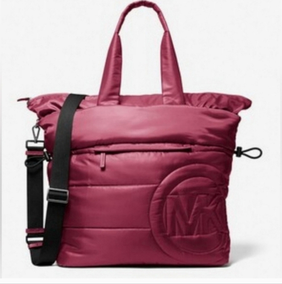 NWT $400 Michael Kors Large Quilted Nylon Rae Tote Bag - Picture 1 of 8